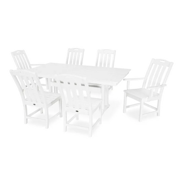 Trex Yacht Club 7-Piece Farmhouse Trestle Dining Set